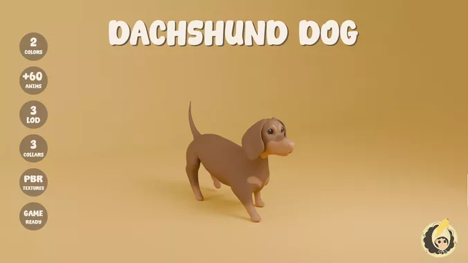 Animated Dachshund Dog