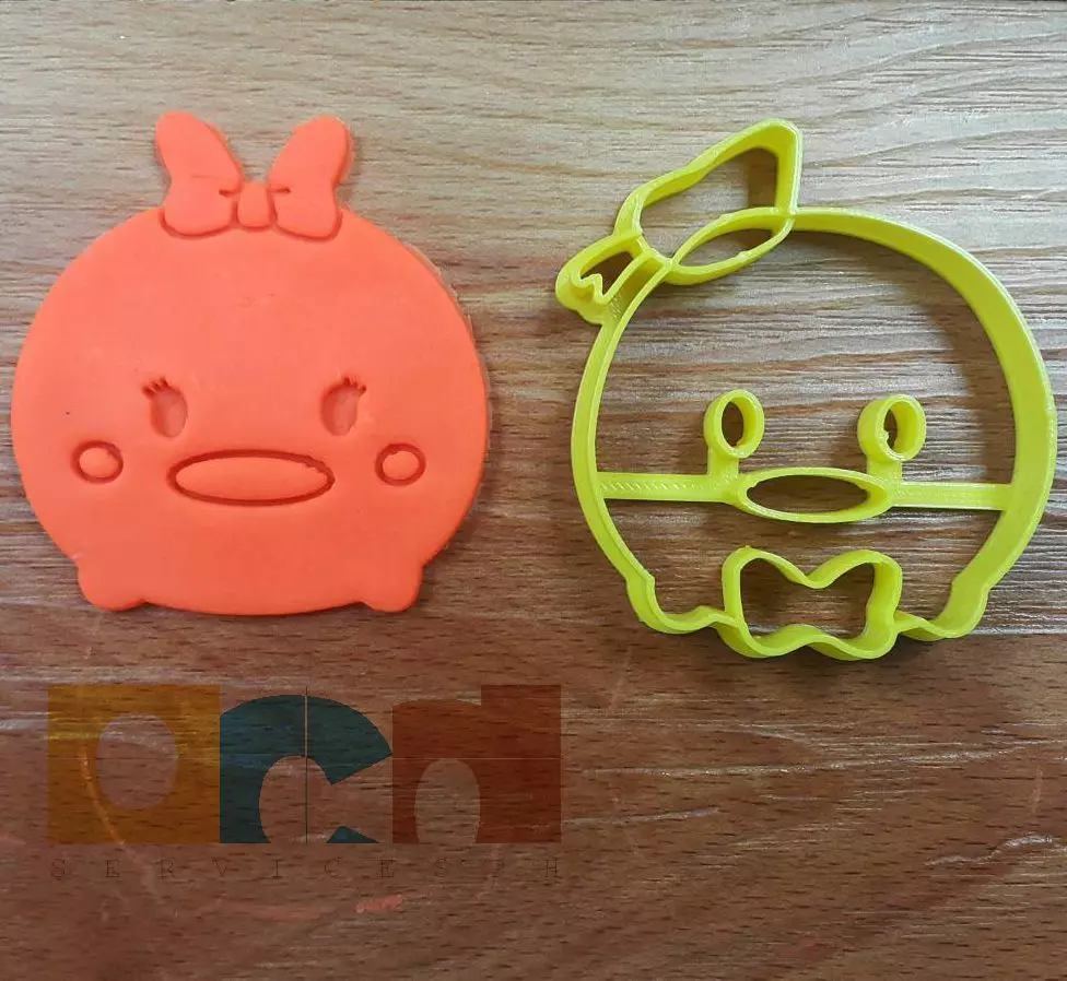 Disney Donald Duck tsum tsum edition cookie cutter stl file 3D print model_0