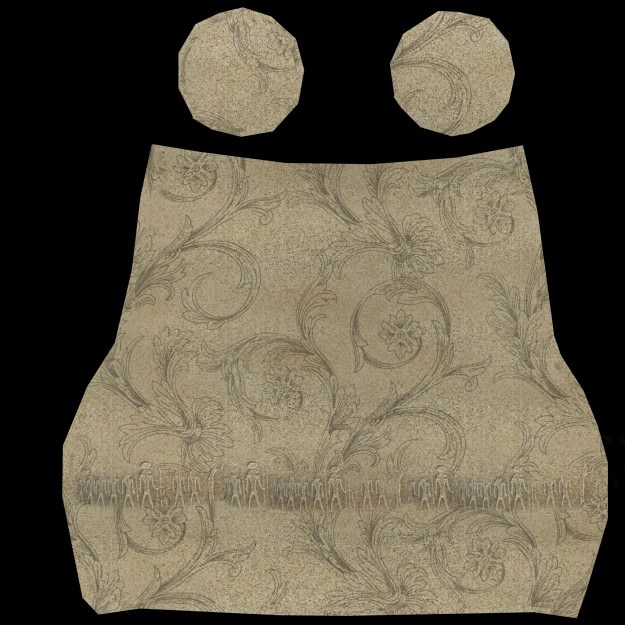 Old sculpture pot Low-poly 3D model_7