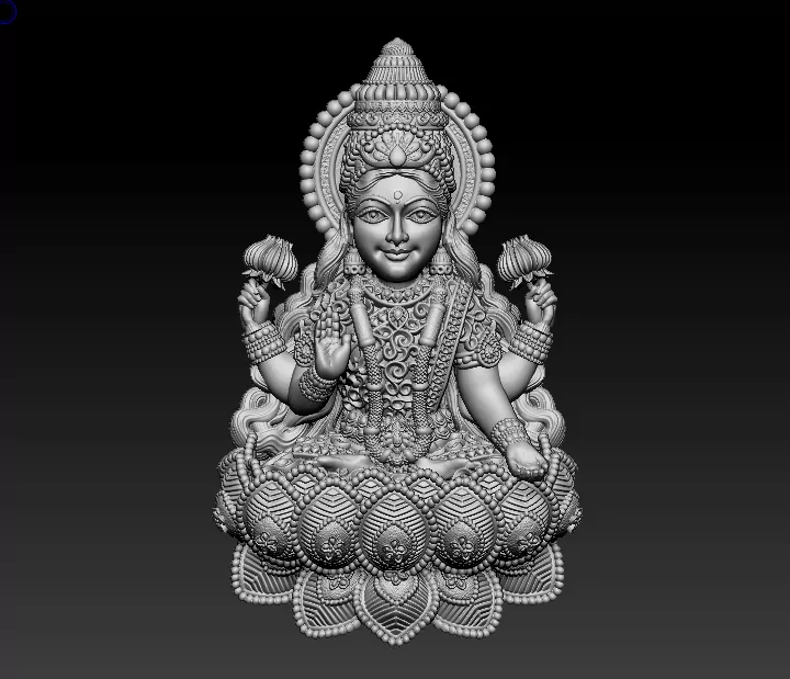 Laxmi Mata 3D print model 3D print model