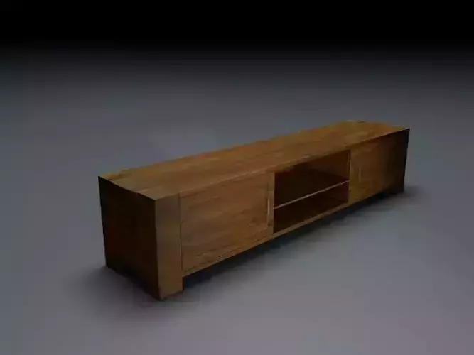 Low Poly Sideboard wooden tv stand