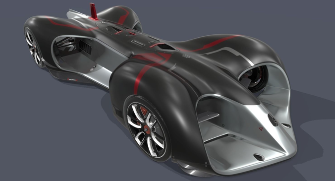 Robotic Racing Car 3D model