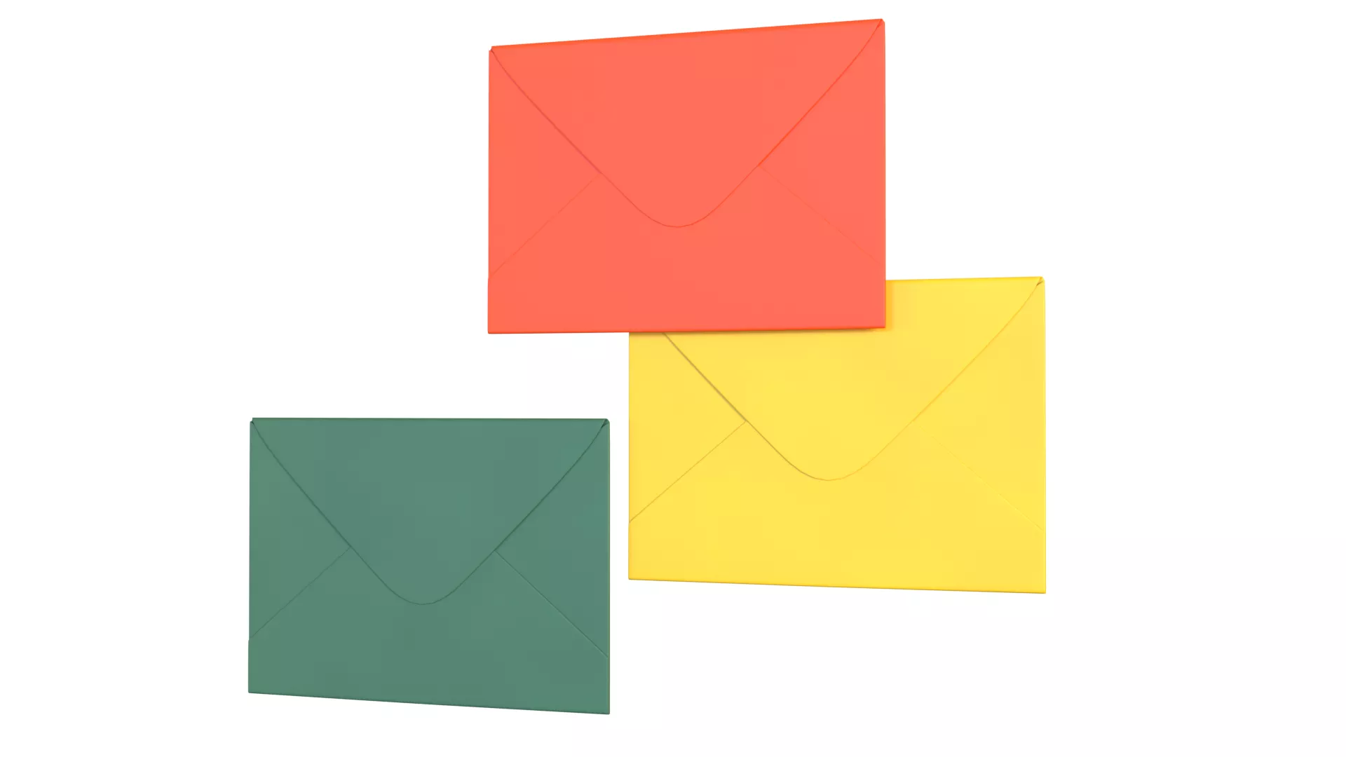 Envelope PBR 8 Low-poly 3D model