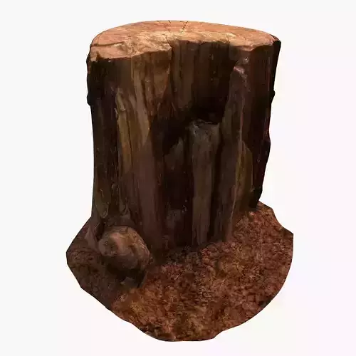 Old stump lowpoly