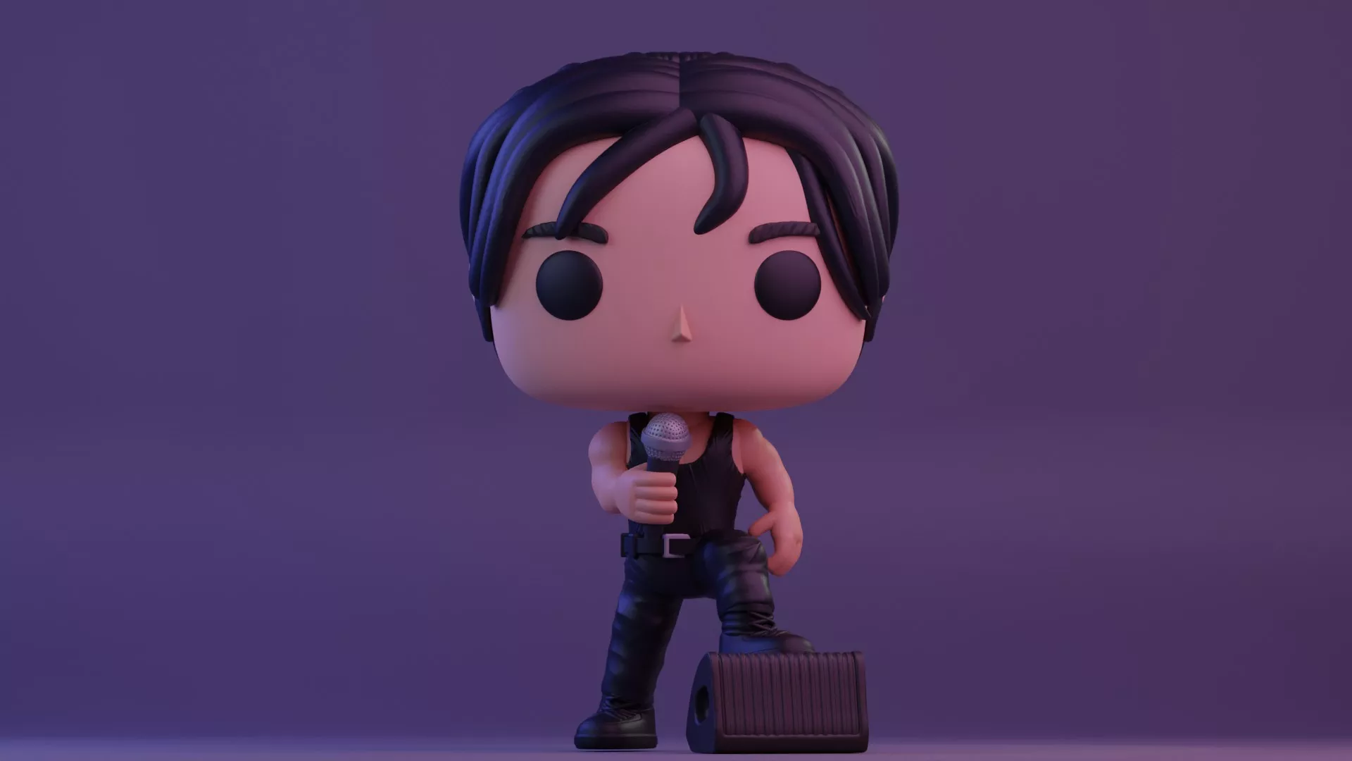 Bad Omens Noah Sebastian Funko Pop version 2 3D print model