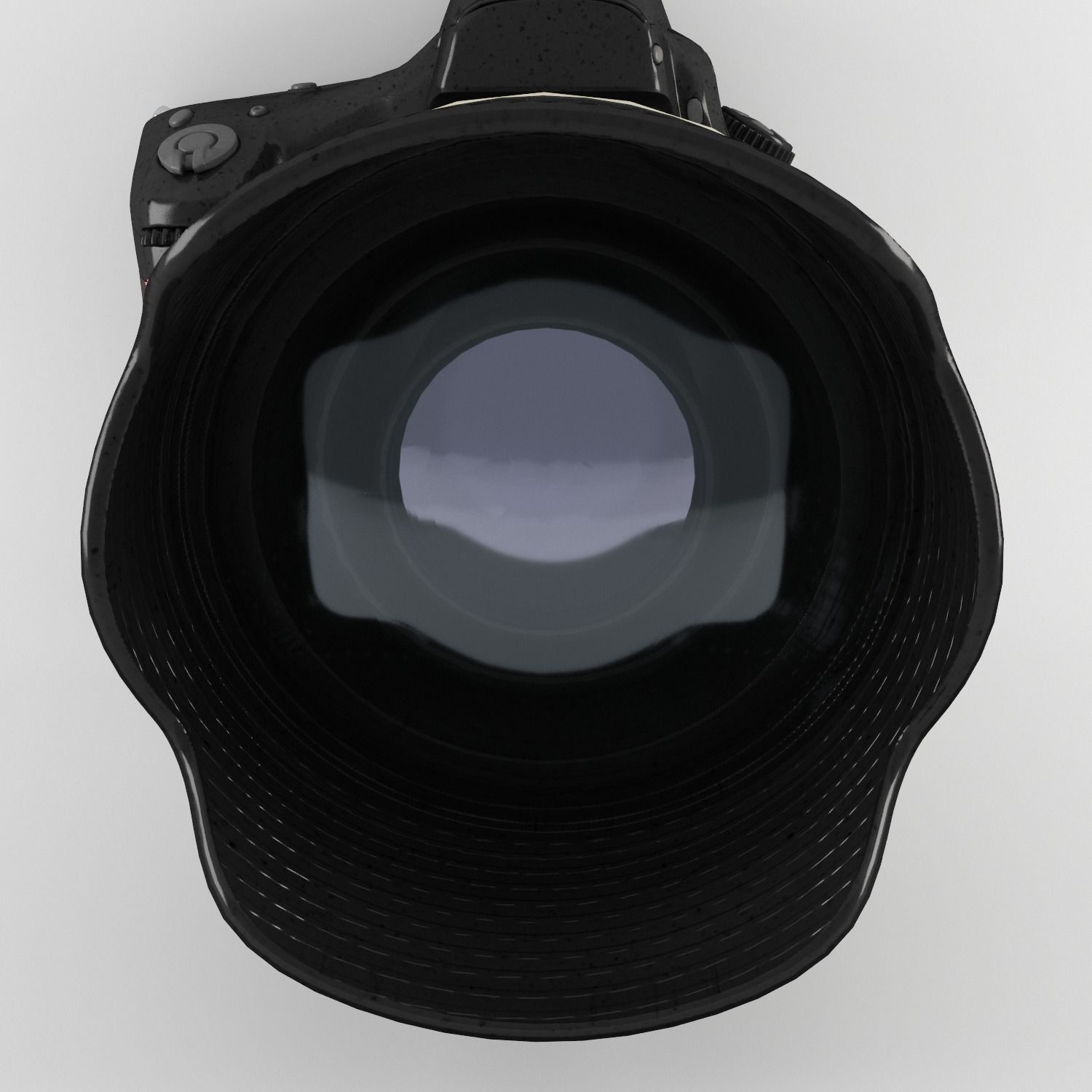 Plastic Hand Digital Camera Low-poly 3D model_23