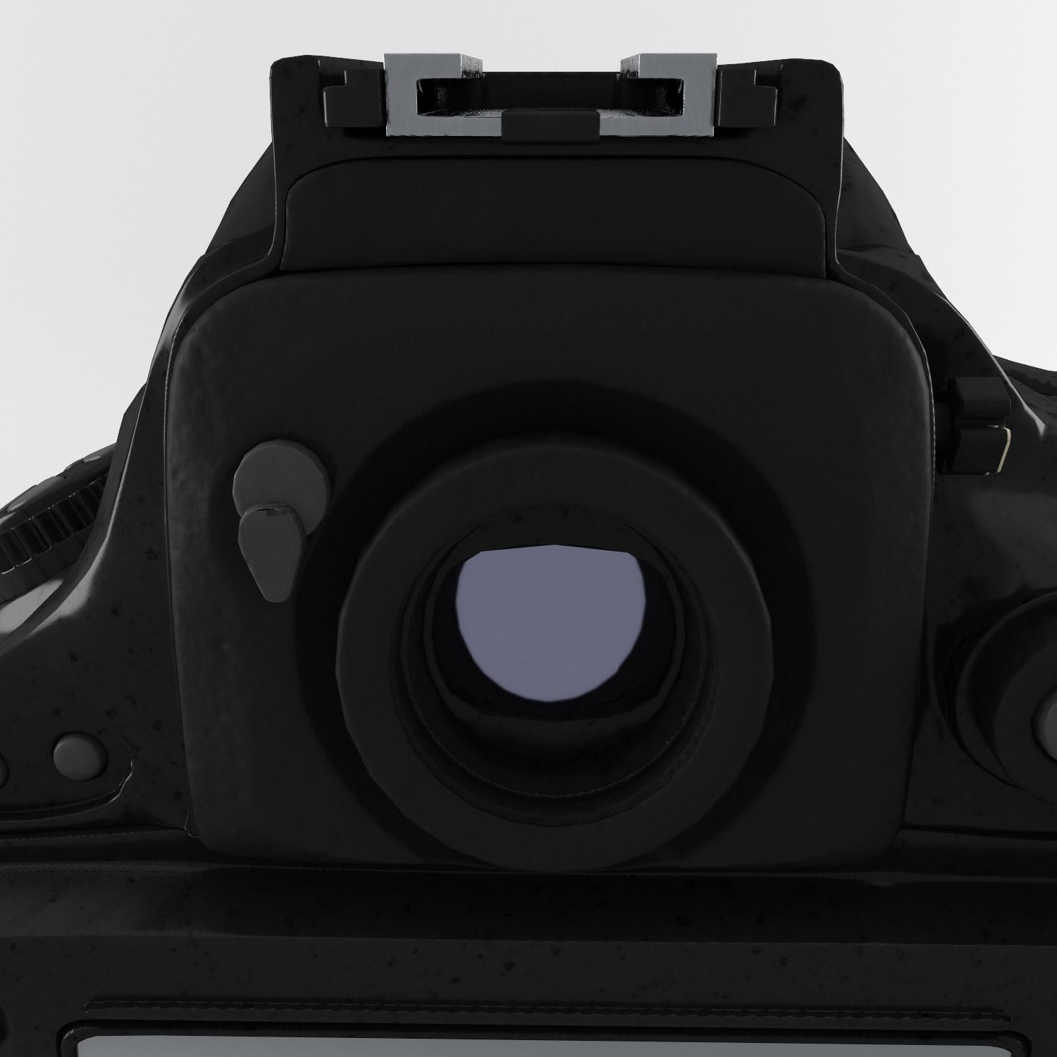 Plastic Hand Digital Camera Low-poly 3D model_17