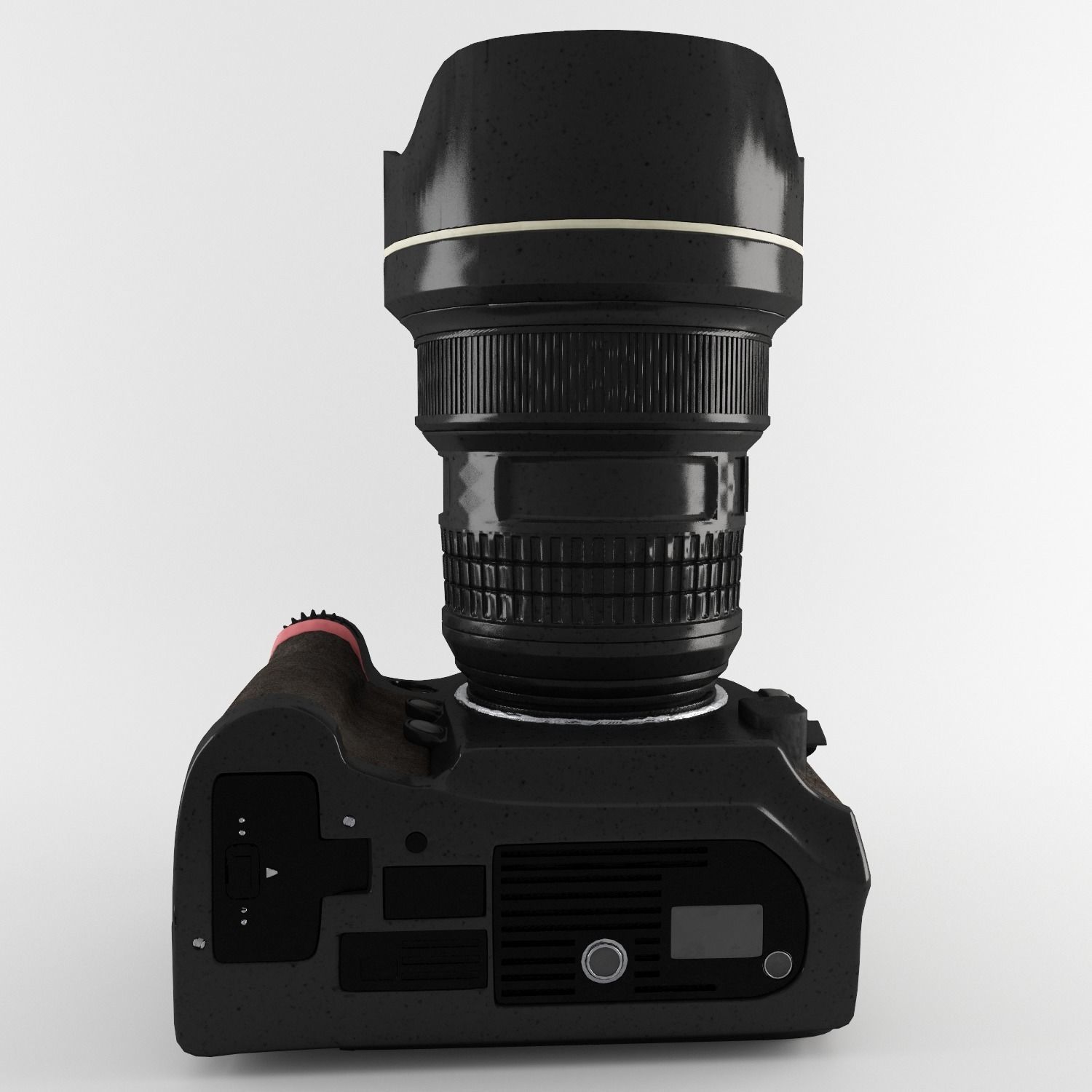 Plastic Hand Digital Camera Low-poly 3D model_10