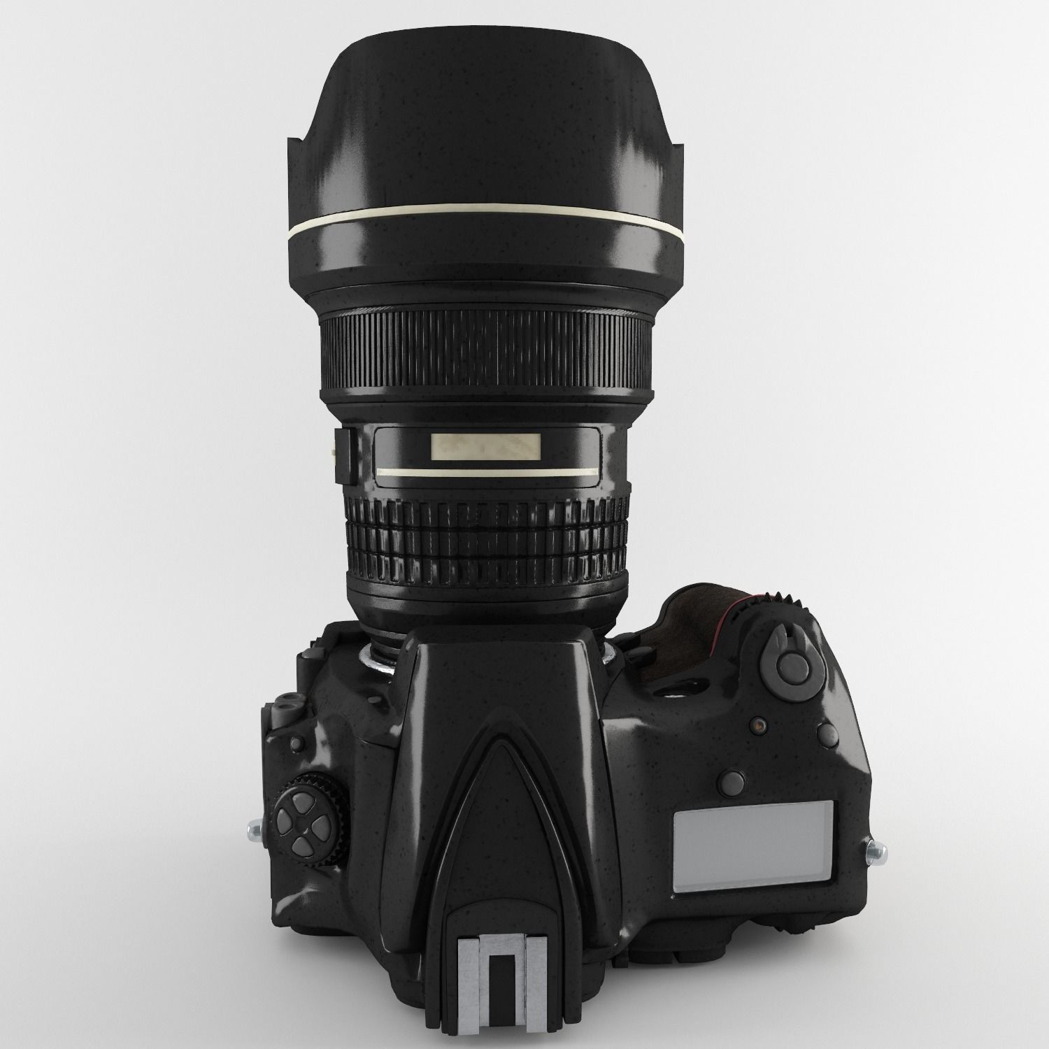 Plastic Hand Digital Camera Low-poly 3D model_9