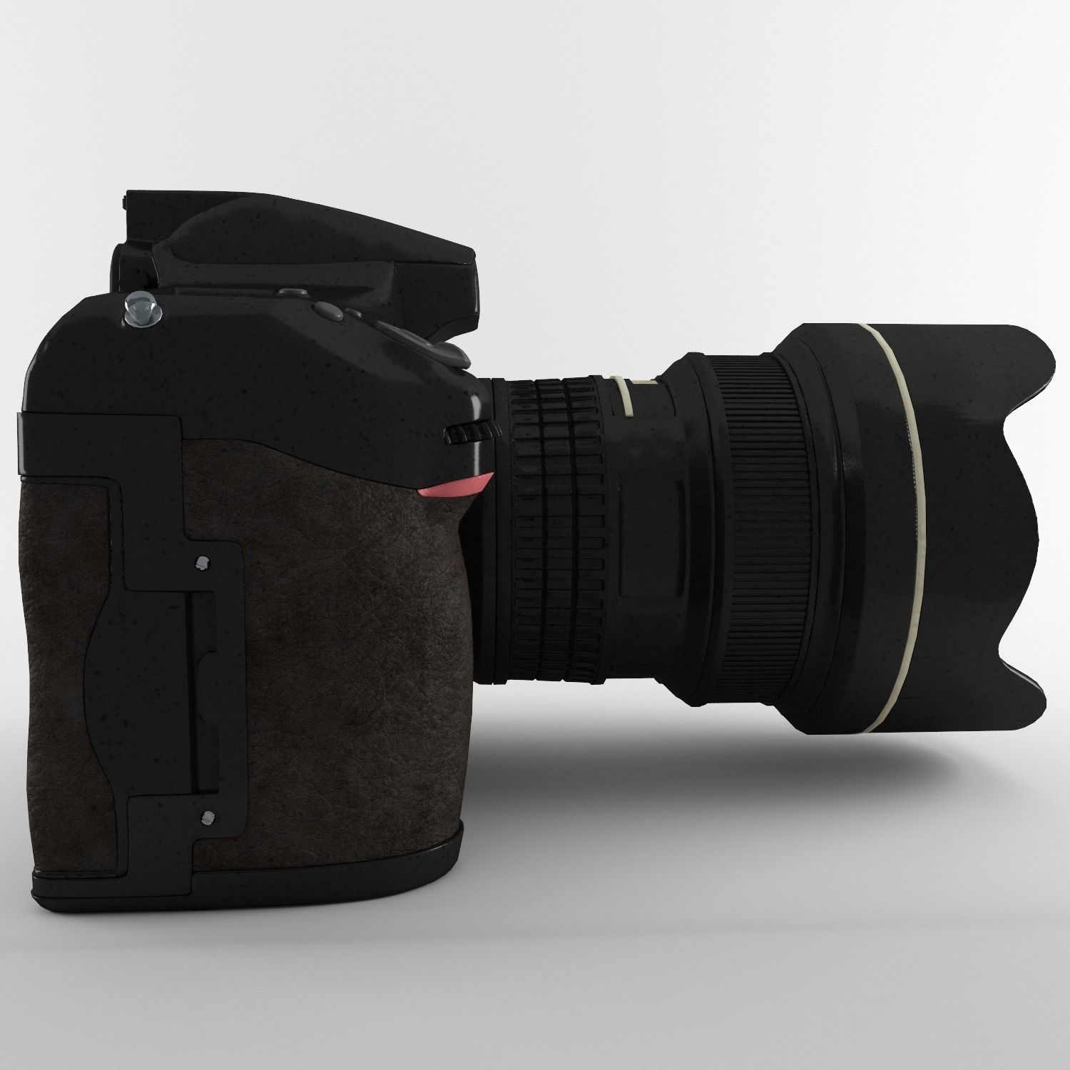 Plastic Hand Digital Camera Low-poly 3D model_11