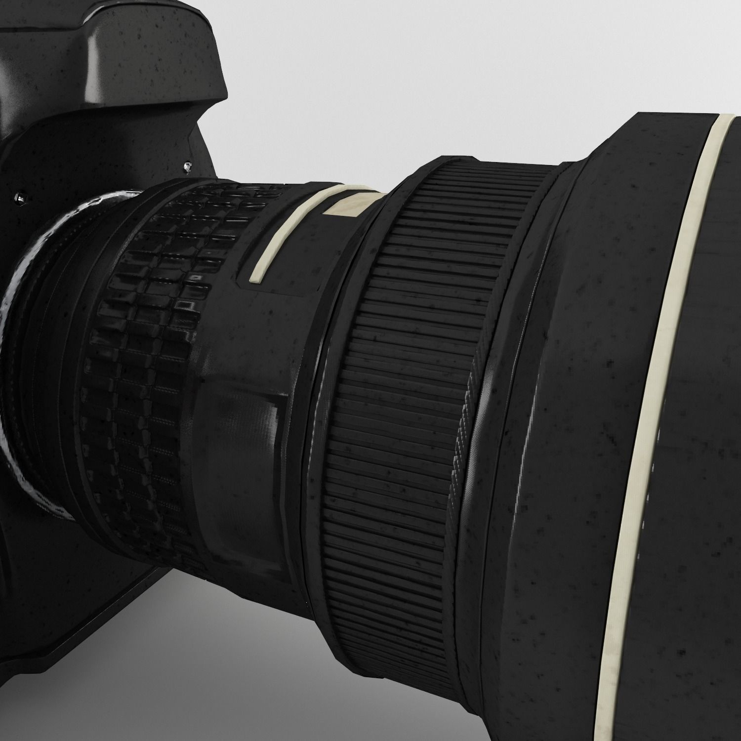 Plastic Hand Digital Camera Low-poly 3D model_22