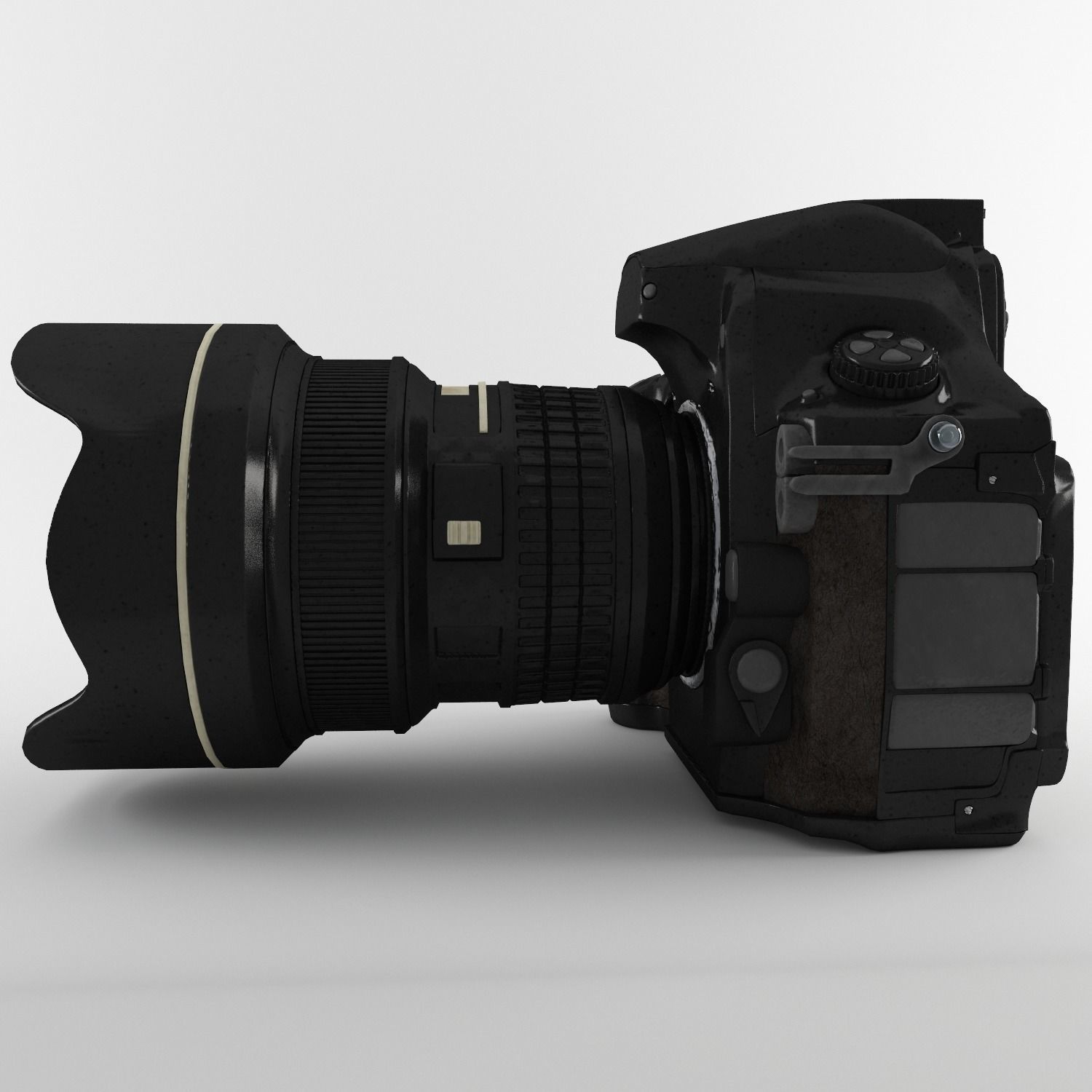 Plastic Hand Digital Camera Low-poly 3D model_12