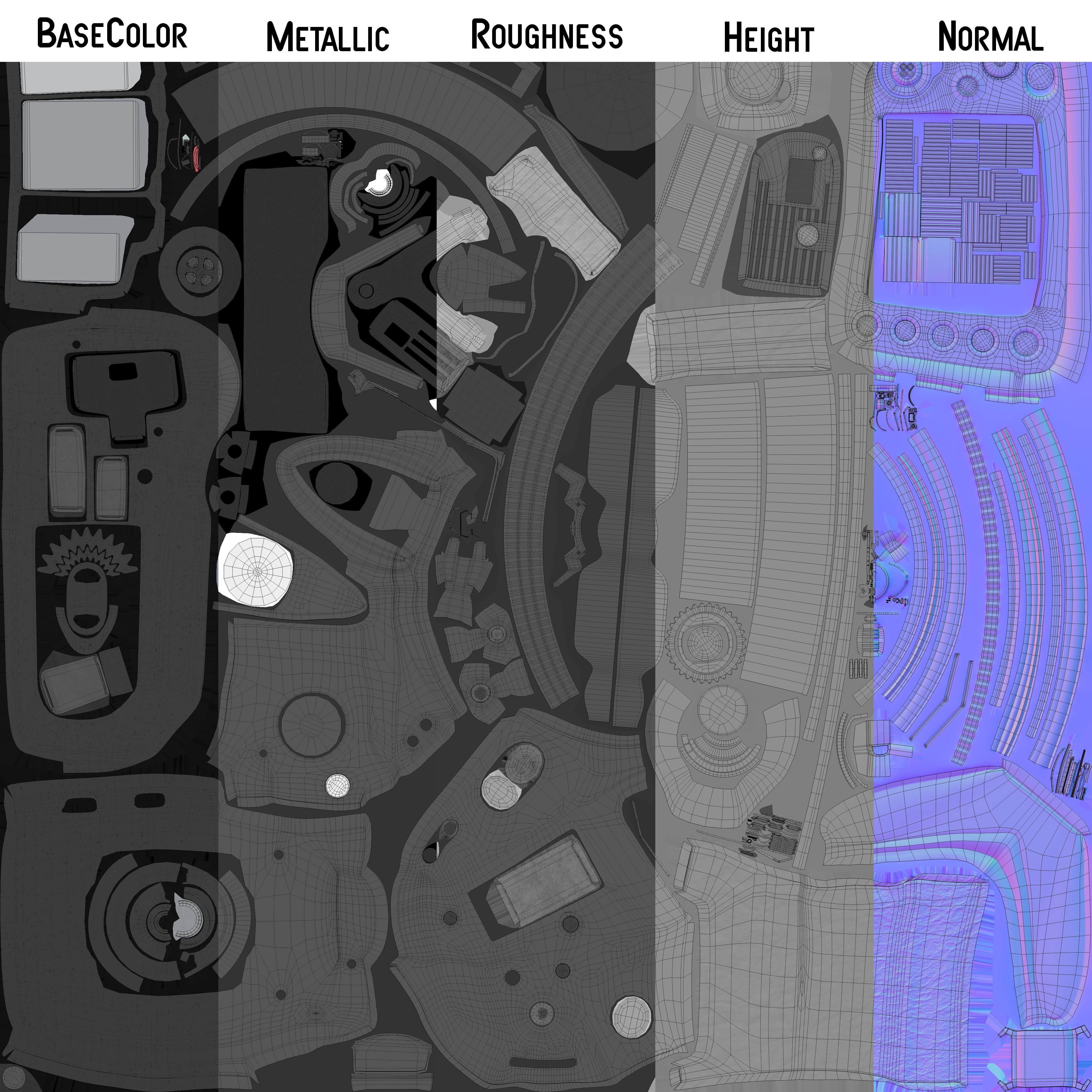 Plastic Hand Digital Camera Low-poly 3D model_24