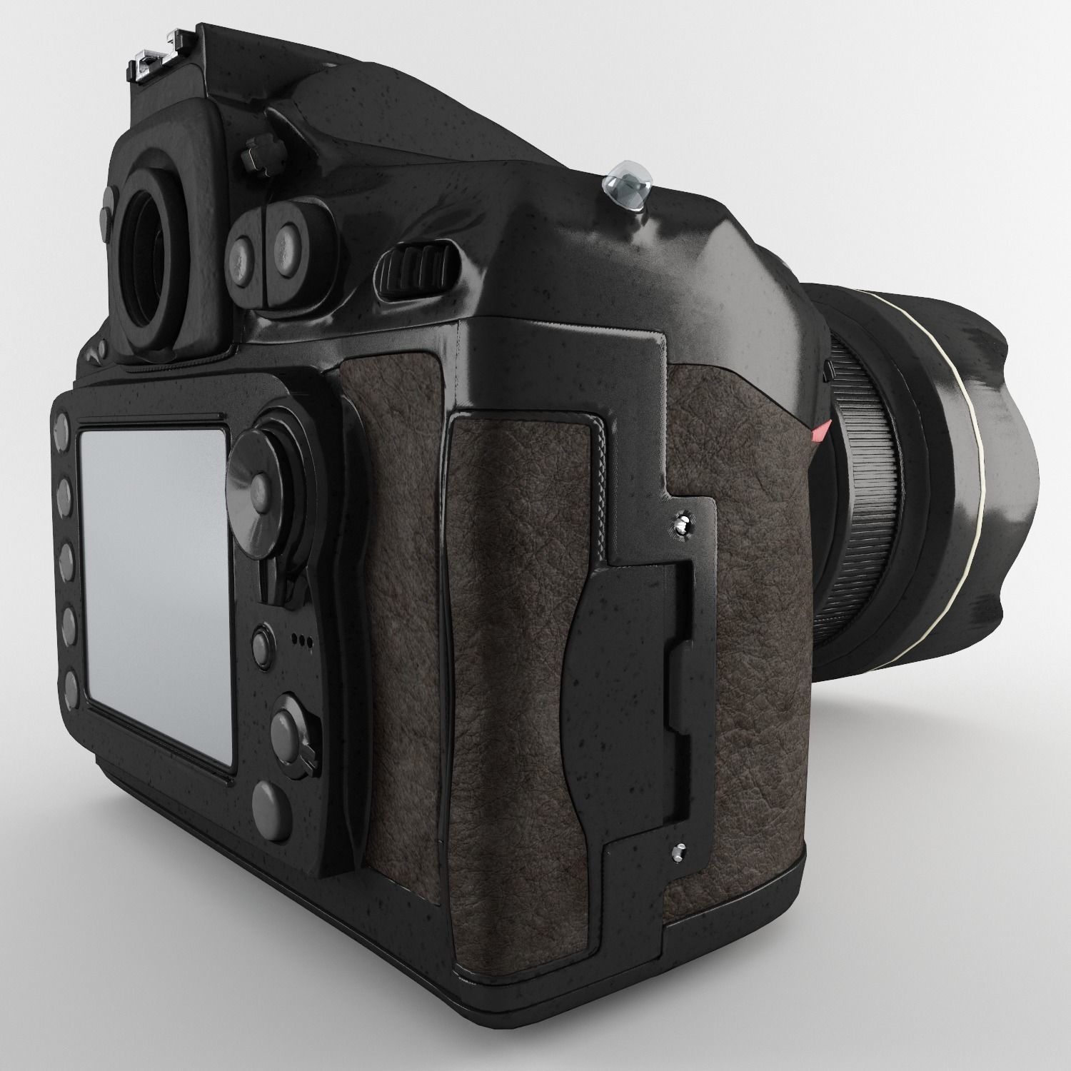 Plastic Hand Digital Camera Low-poly 3D model_6