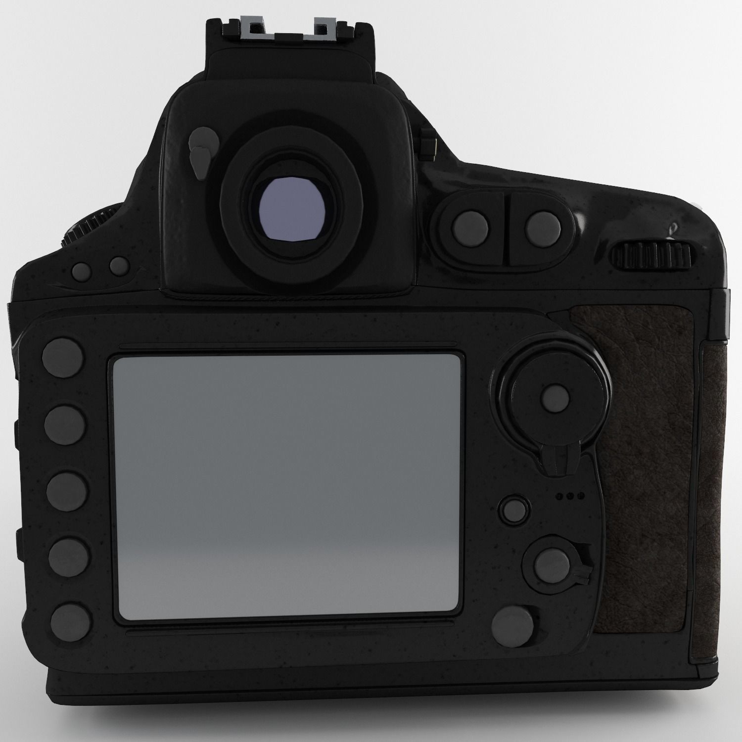 Plastic Hand Digital Camera Low-poly 3D model_8