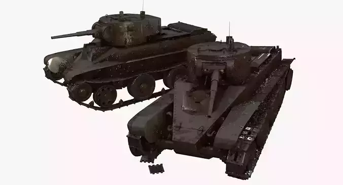 Battle Worn Tanks BT-7