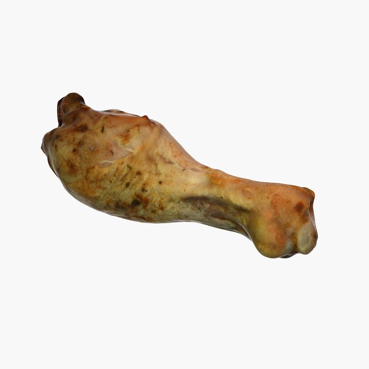 Chicken Leg Low-poly 3D model_3