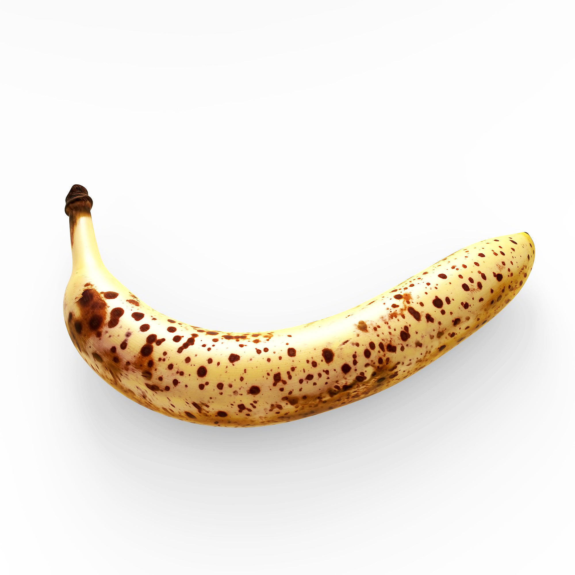 Realistic Old Banana 3D model_1