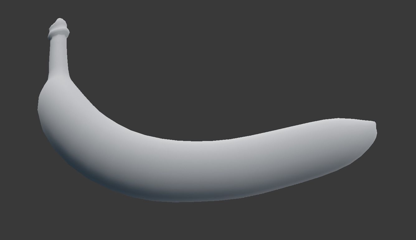 Realistic Old Banana 3D model_6
