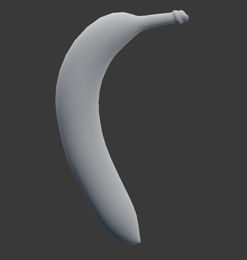 Realistic Old Banana 3D model_4