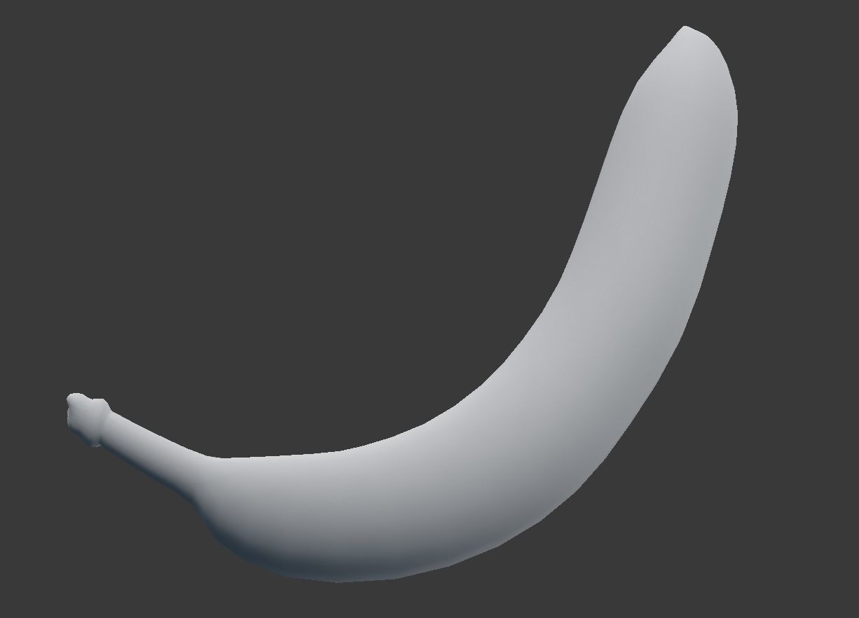 Realistic Old Banana 3D model_7