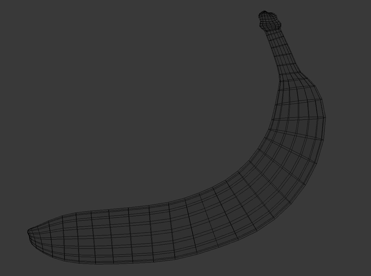 Realistic Old Banana 3D model_8