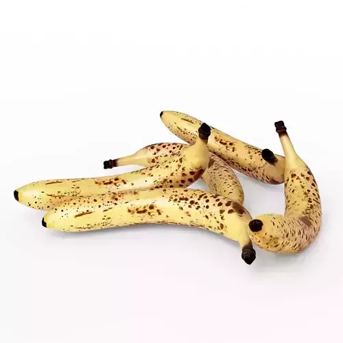 Realistic Old Banana 3D model