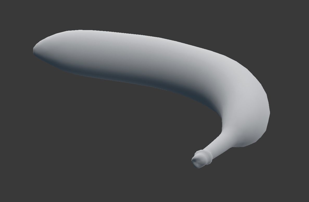 Realistic Old Banana 3D model_5