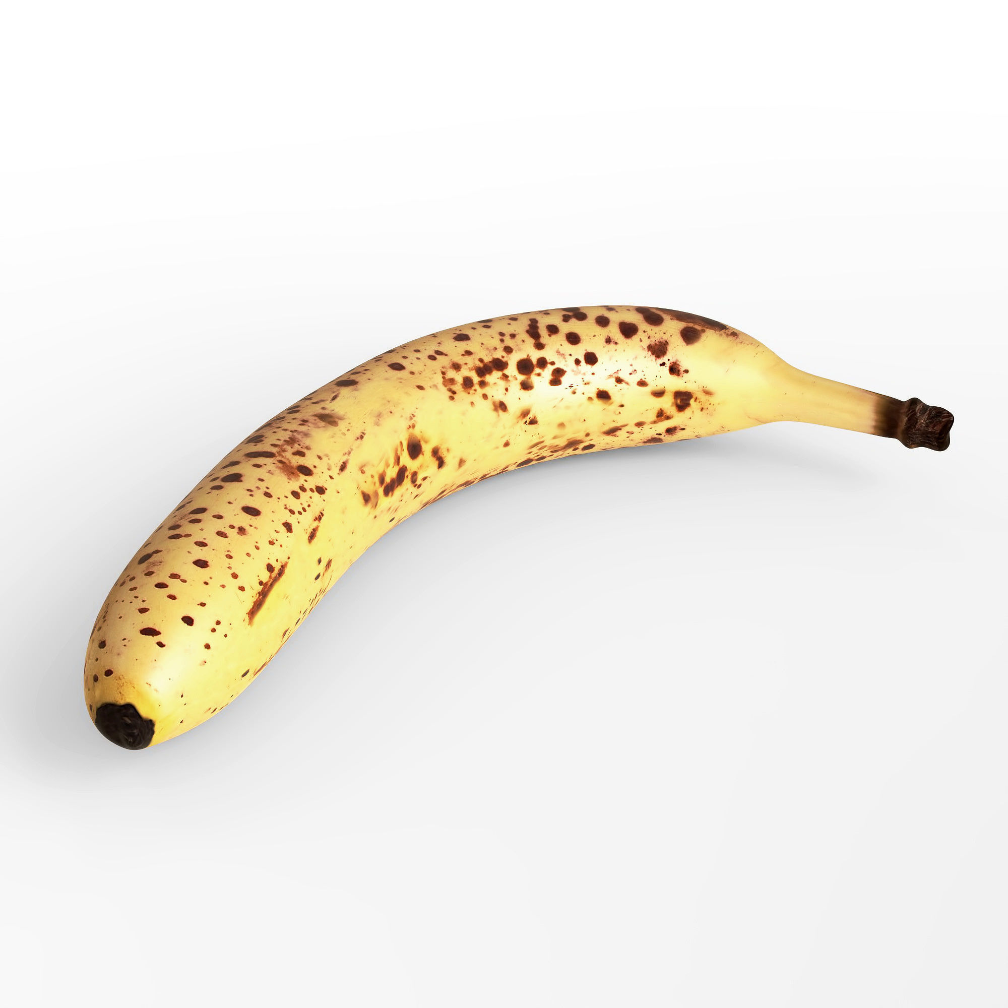 Realistic Old Banana 3D model_2