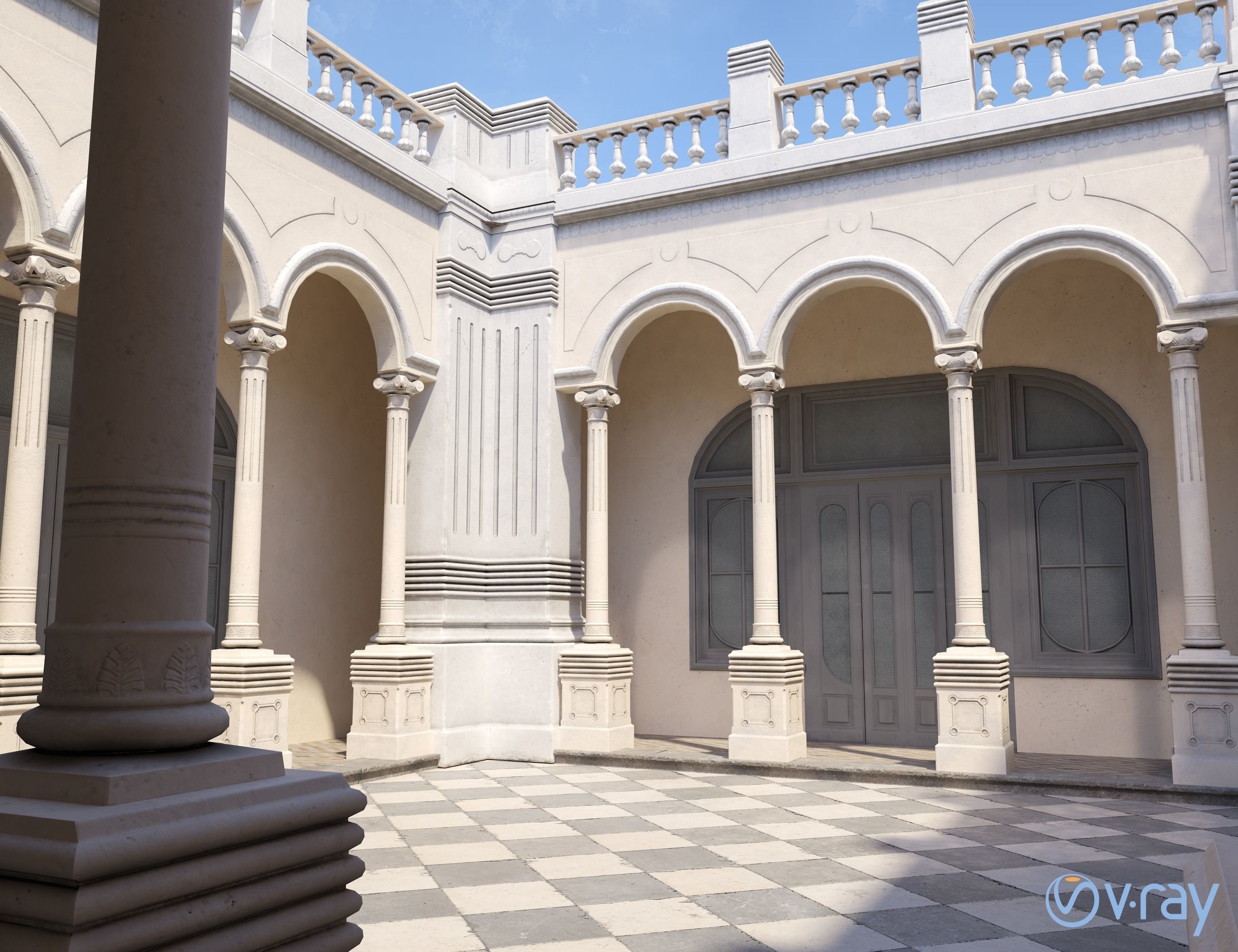 Camaguey House of Diversity Low-poly 3D model_1