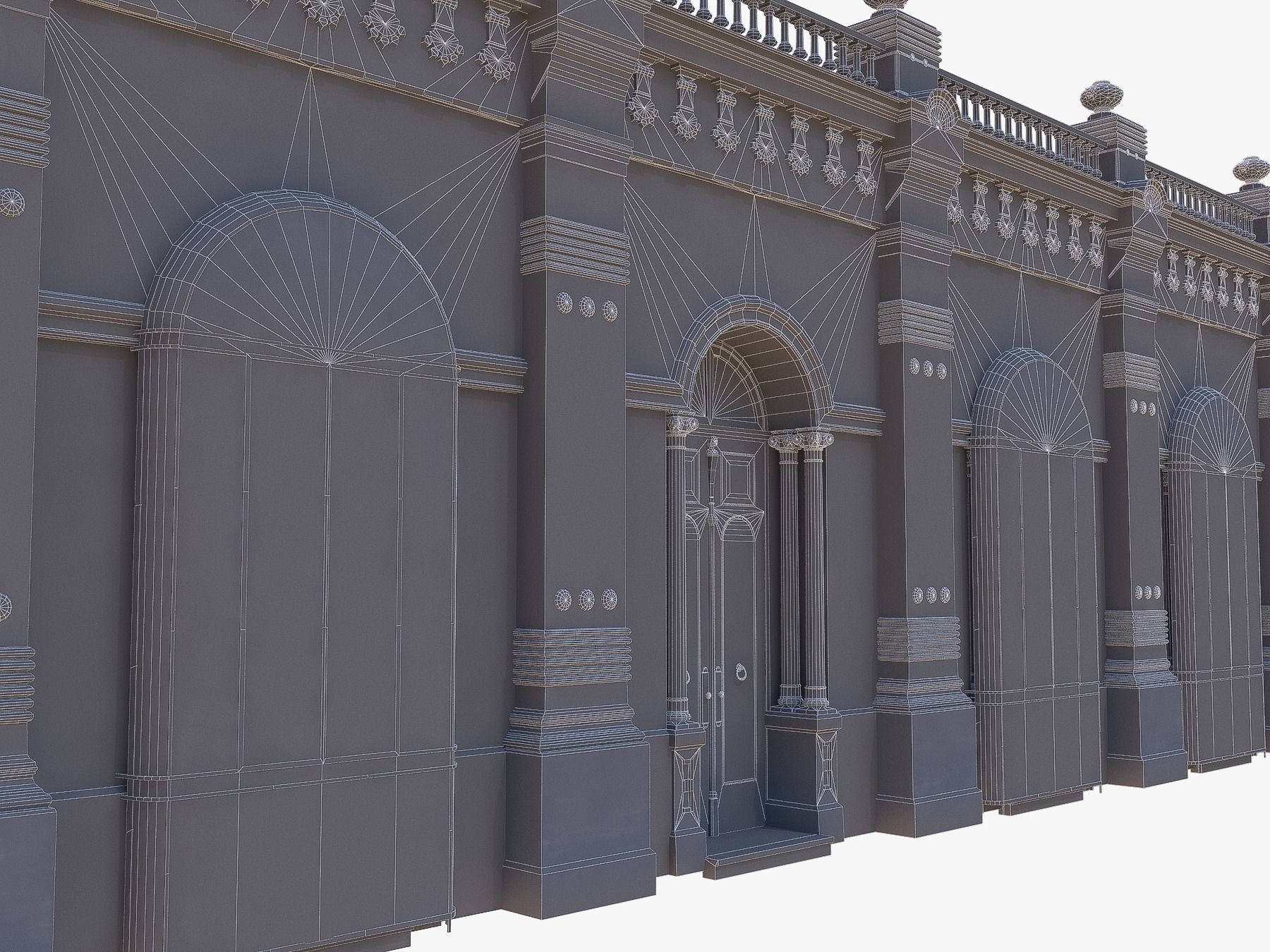 Camaguey House of Diversity Low-poly 3D model_8