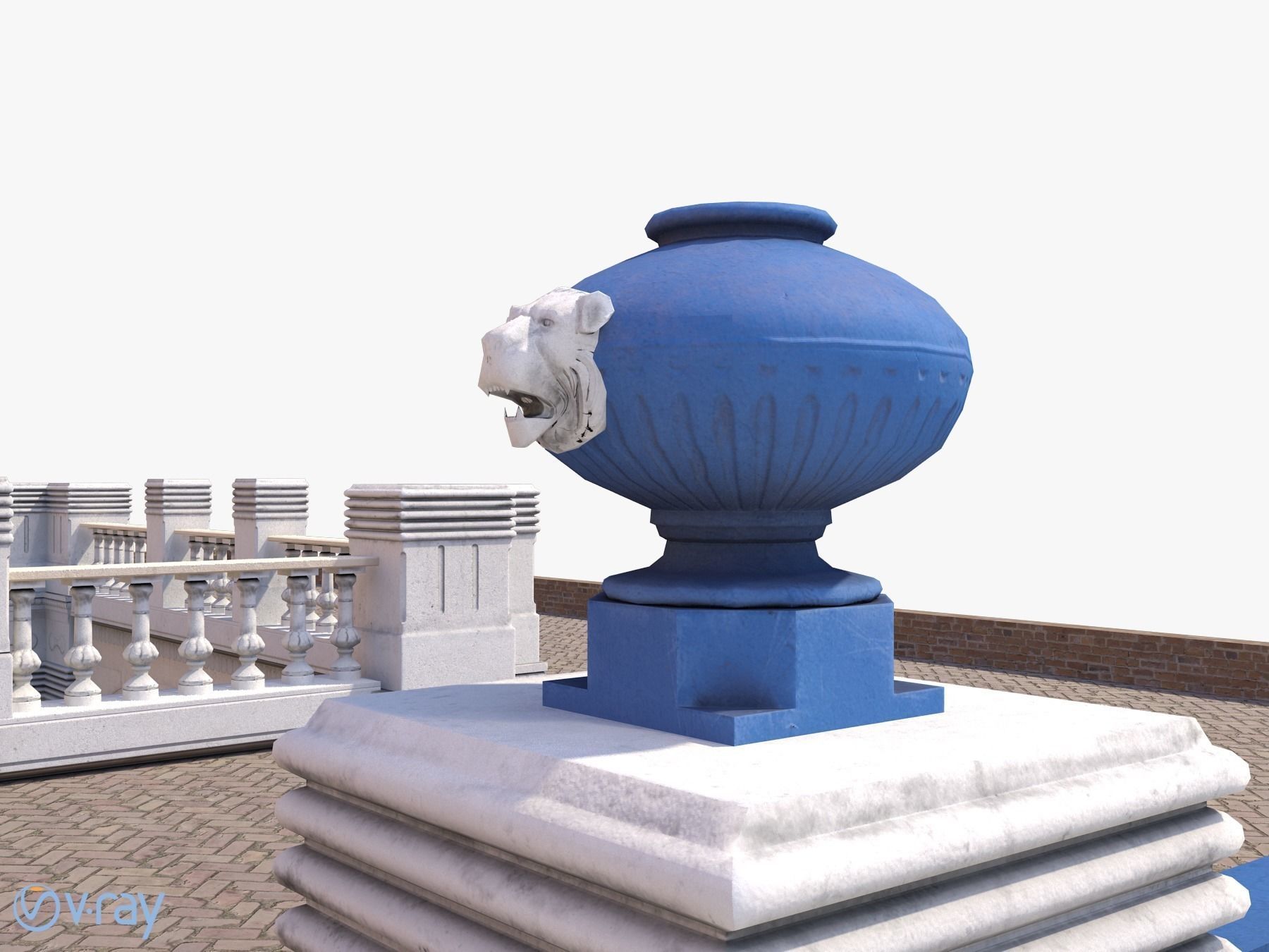 Camaguey House of Diversity Low-poly 3D model_3