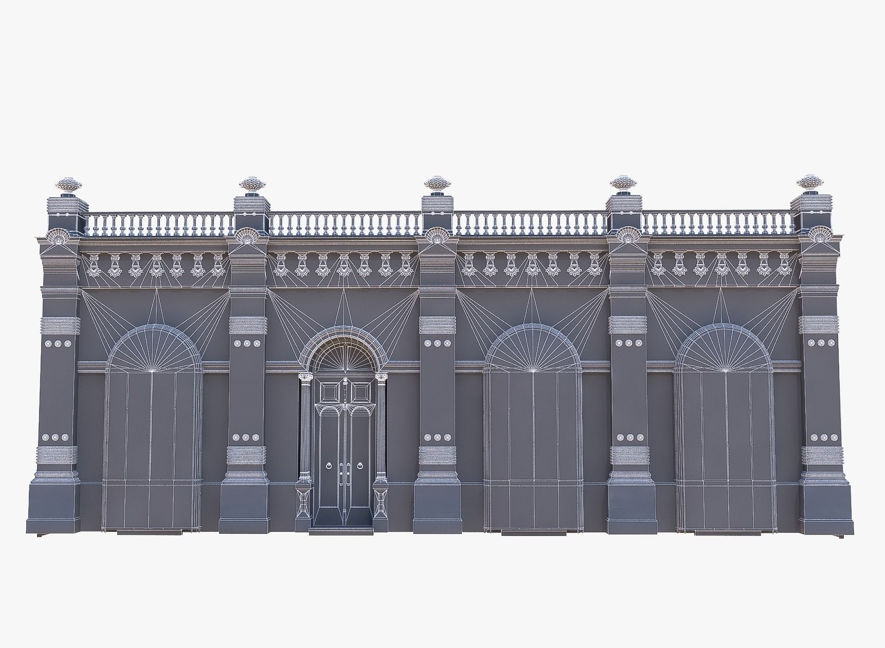 Camaguey House of Diversity Low-poly 3D model_4