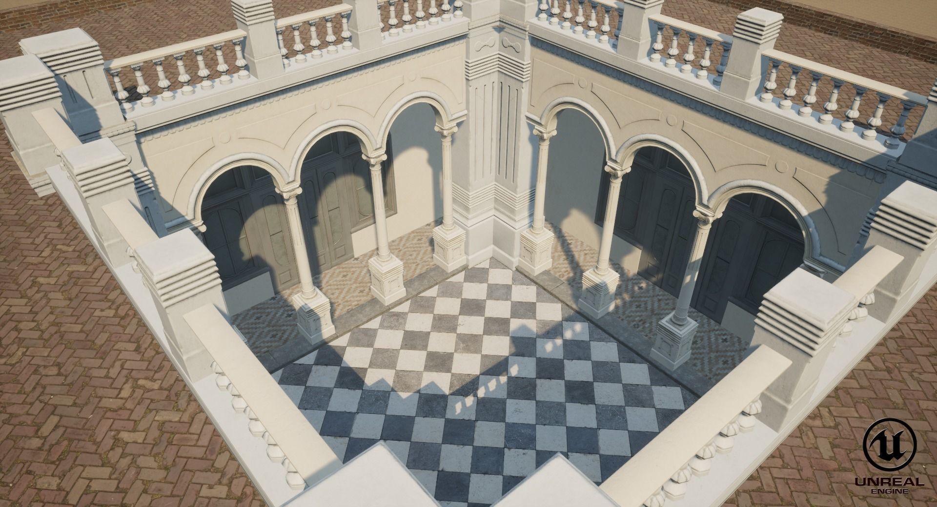 Camaguey House of Diversity Low-poly 3D model_11