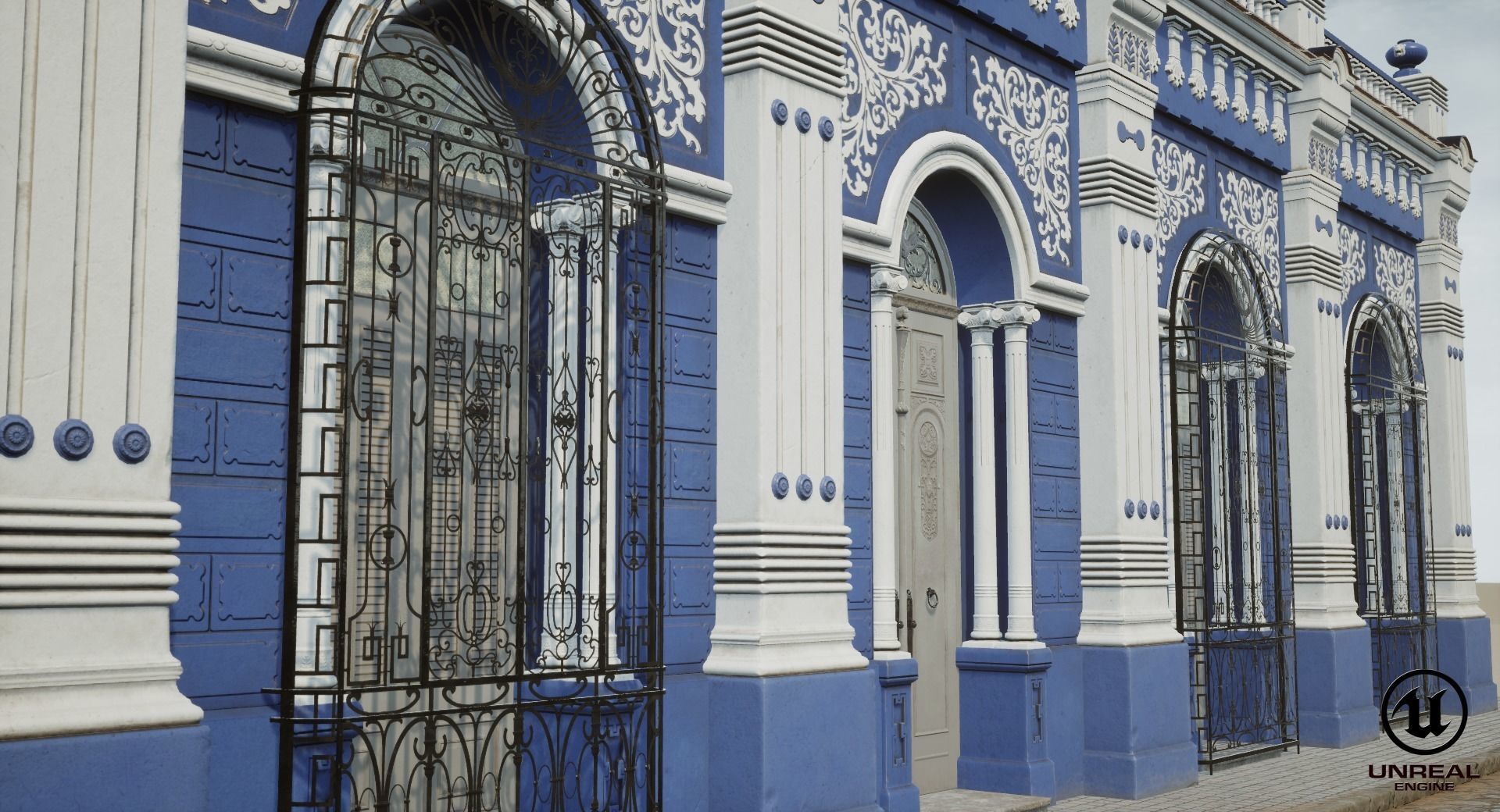 Camaguey House of Diversity Low-poly 3D model_14