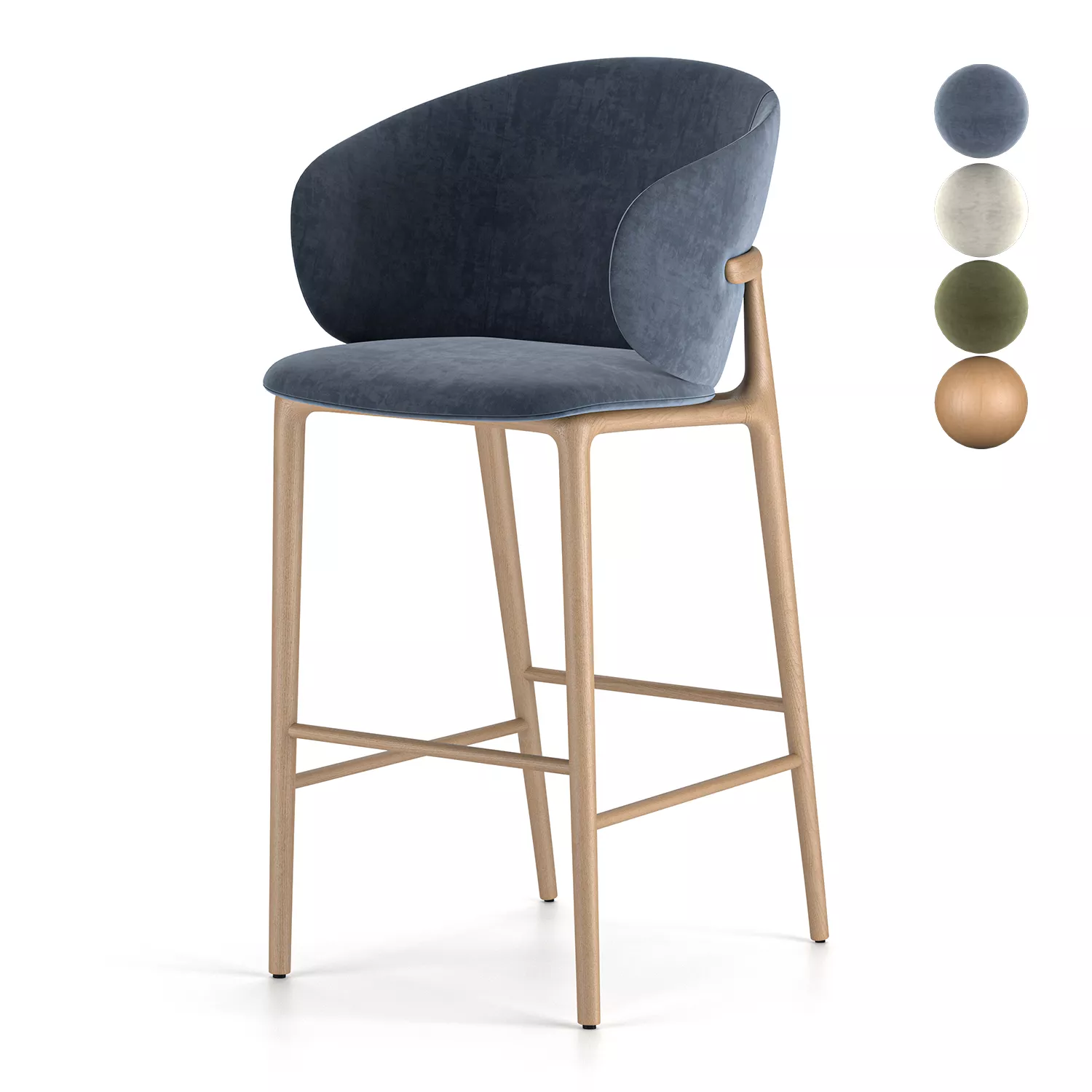 Mela Barstool 3D model