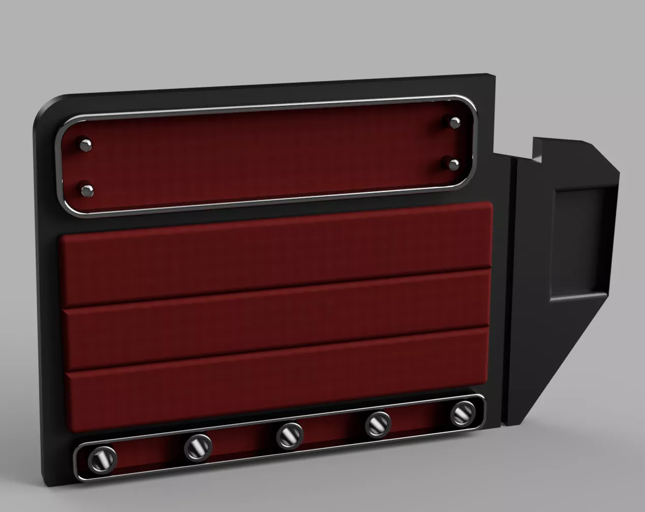 Hot Rod Door Panels for the AMT 1950 Chevy pickup 3D print model