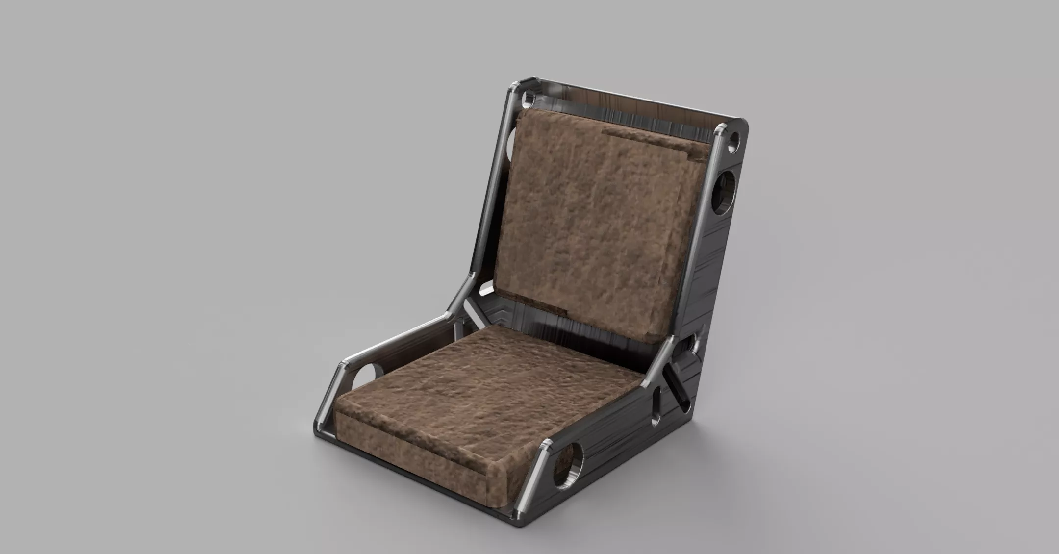 Hot Rod Rat Rod Bomber style Buket seat Separate cushions 3D print model