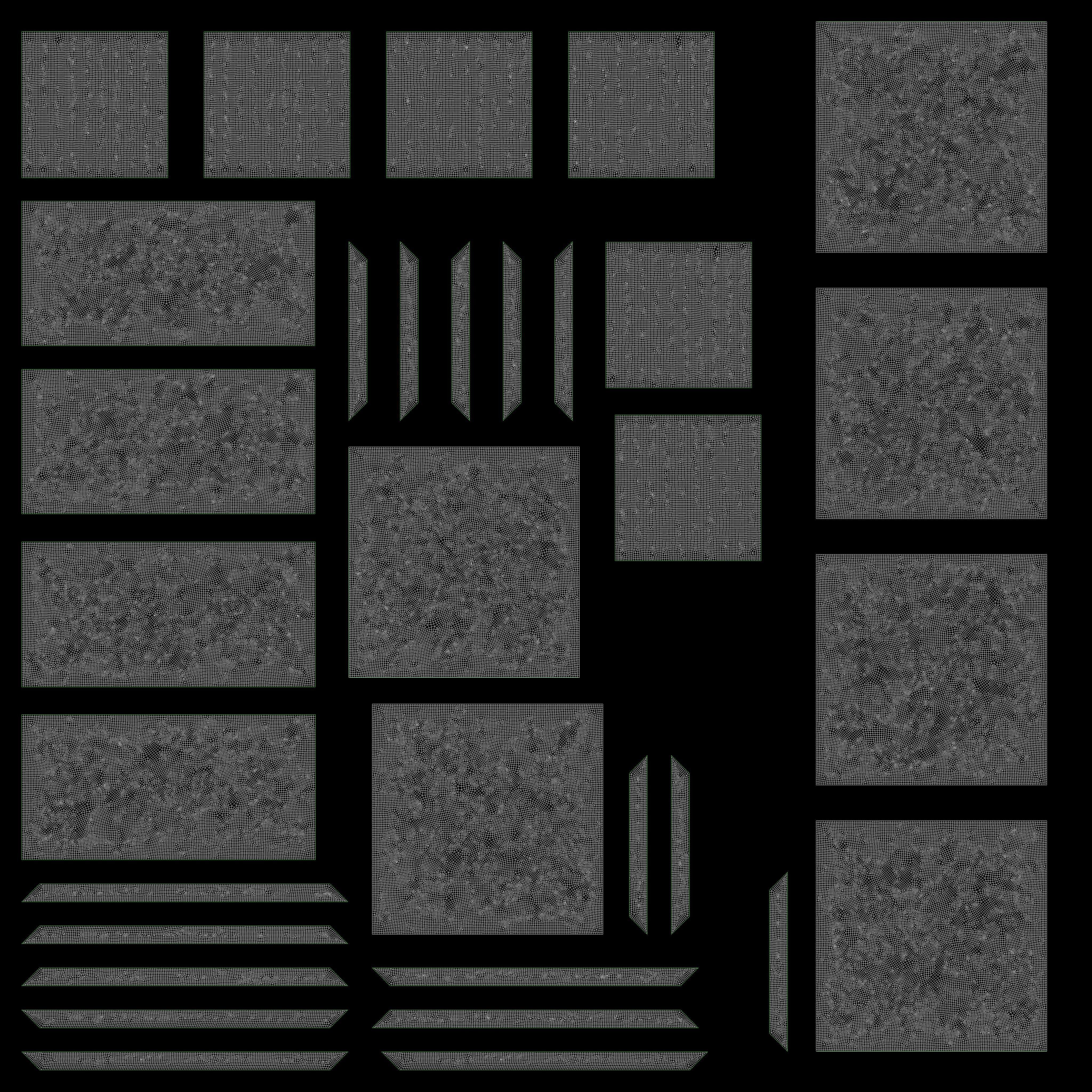 White Bed Pillows 01   3 sets   22 different Pillows  3D model_16