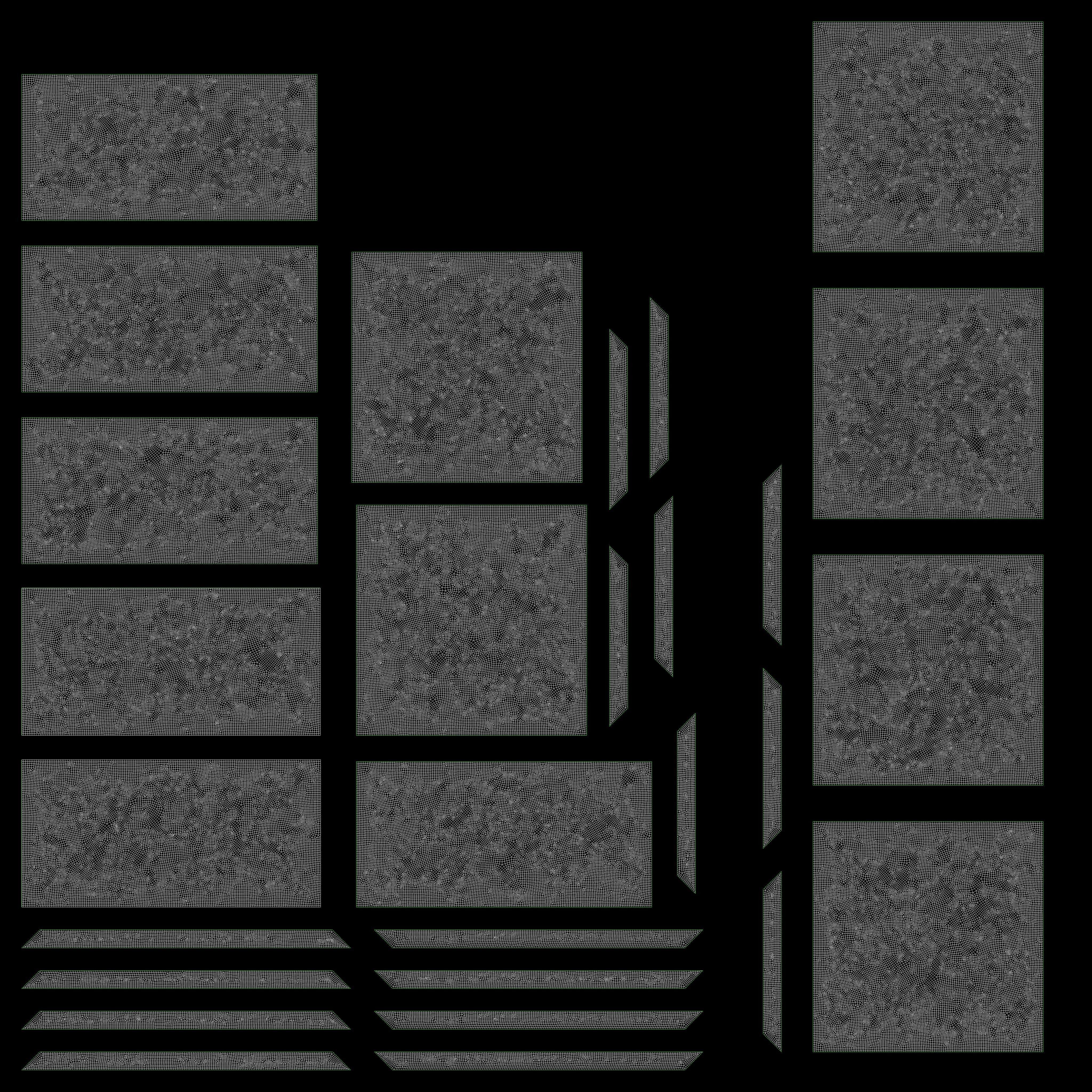 White Bed Pillows 01   3 sets   22 different Pillows  3D model_15