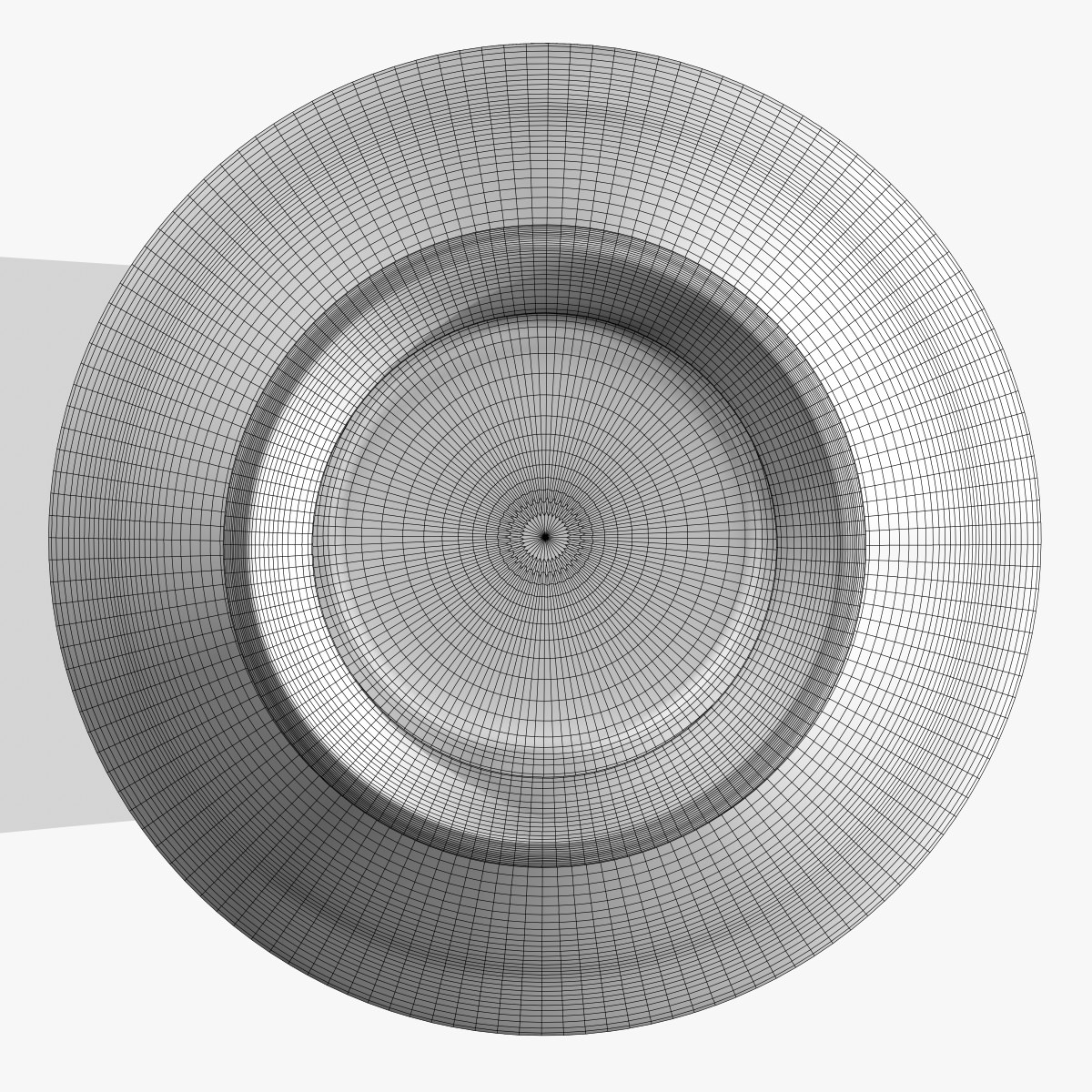 FlowerPot vase with floral pattern Low-poly 3D model_7