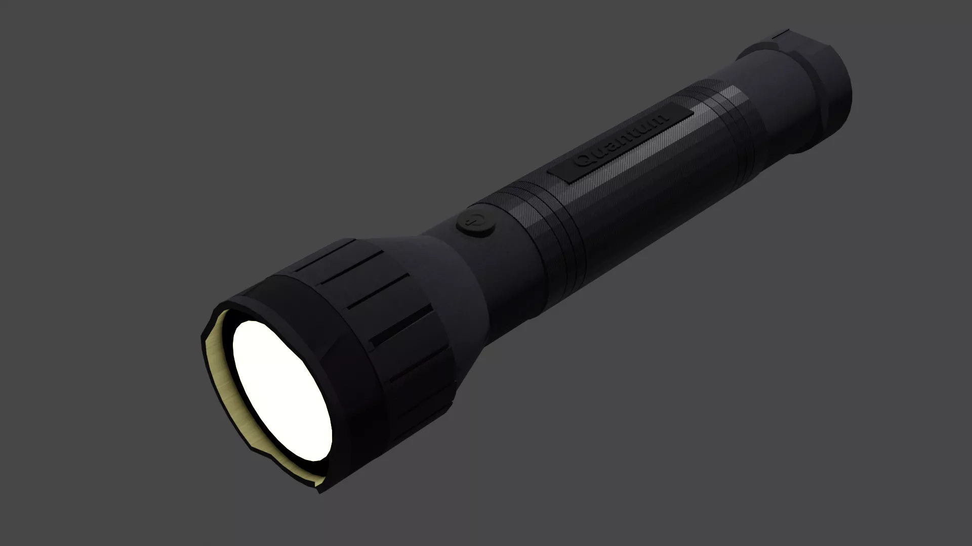 Tactical LED Flashlight Quantum 3D Model 3D model