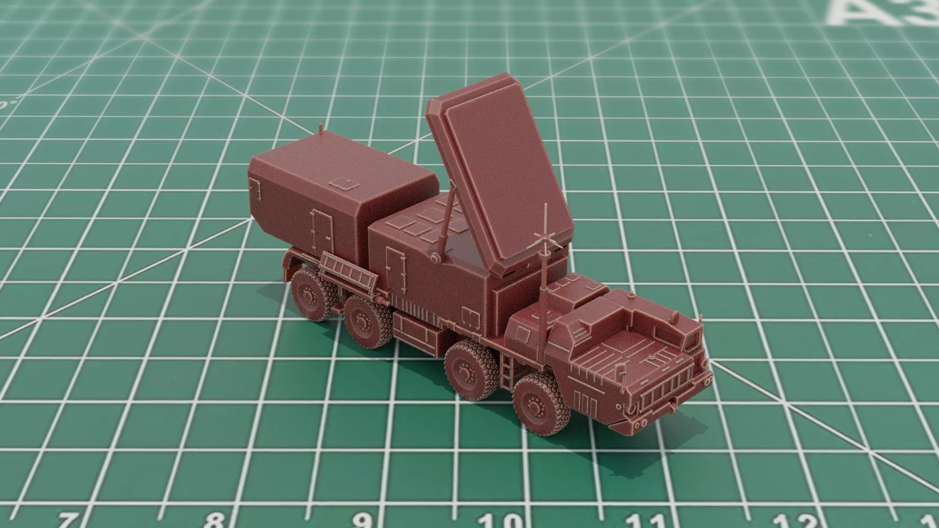 30N6E Flaplid Fire Control Radar Military Vehicle SA-10 Grumble 3D print model