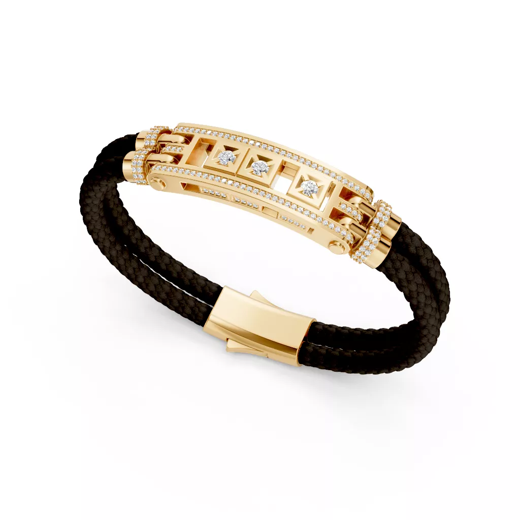 Mens Elegant Bracelet 3D print model