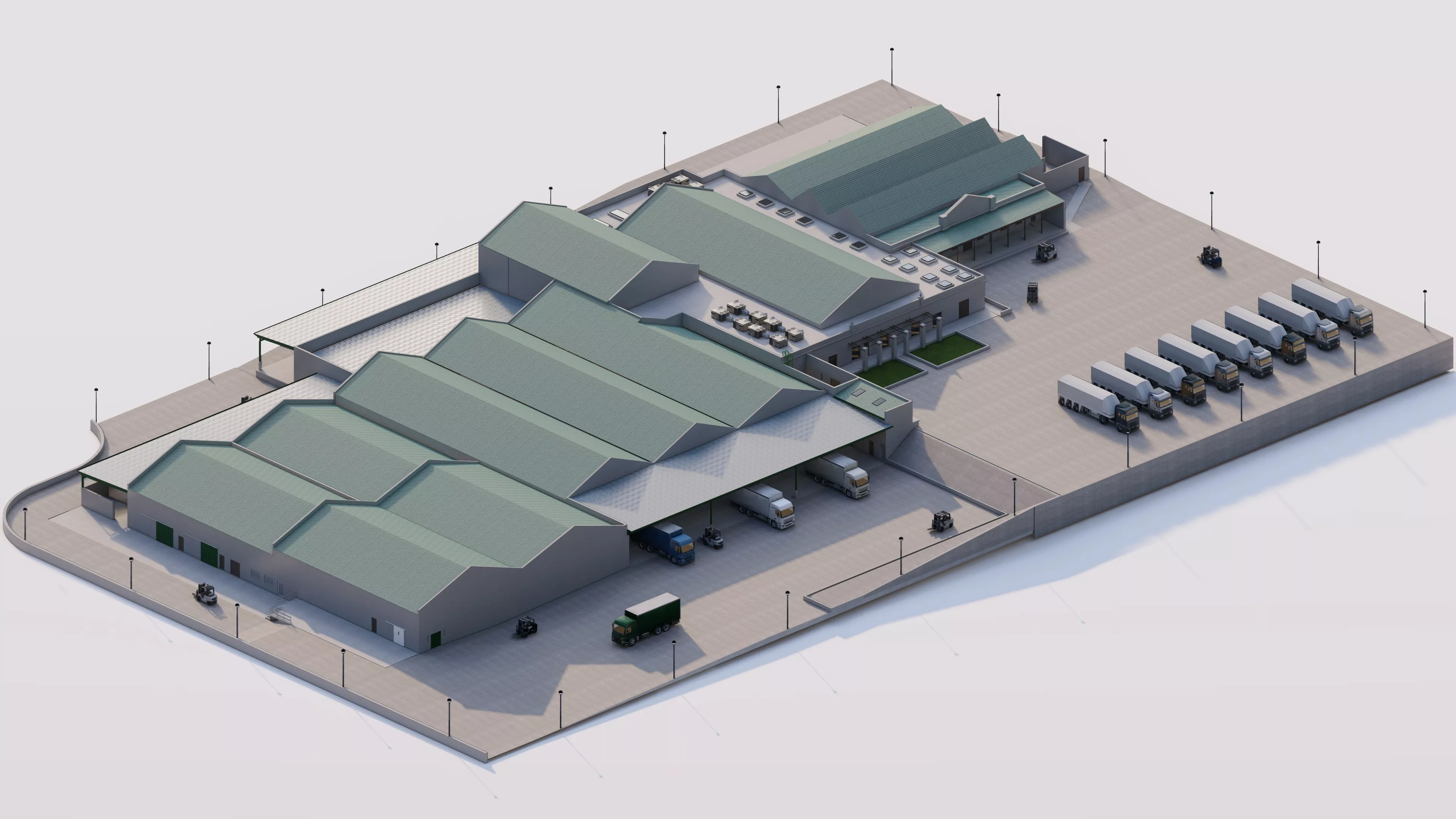 Industrial Factory-Factory building 3D model