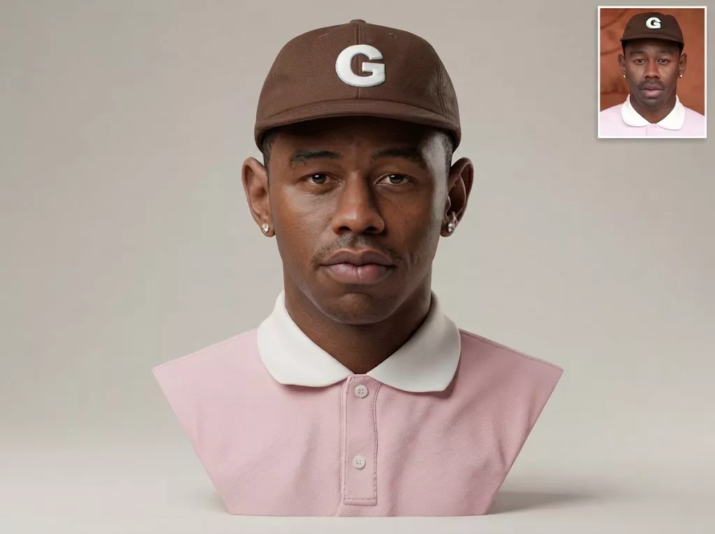 Tyler The Creator 3D Printable bust 3D print model