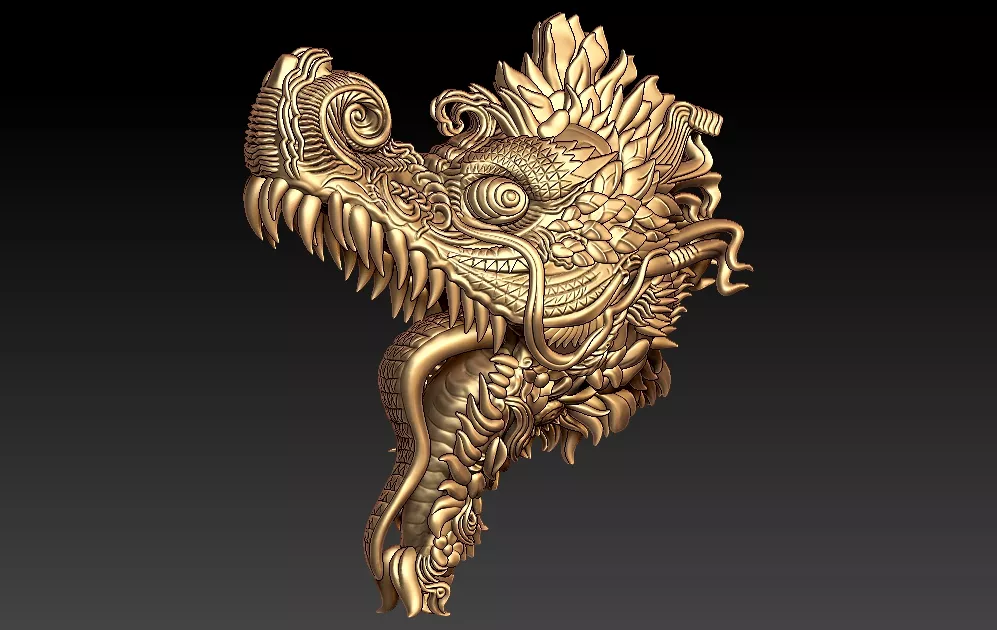 Dragon Head 3D print model