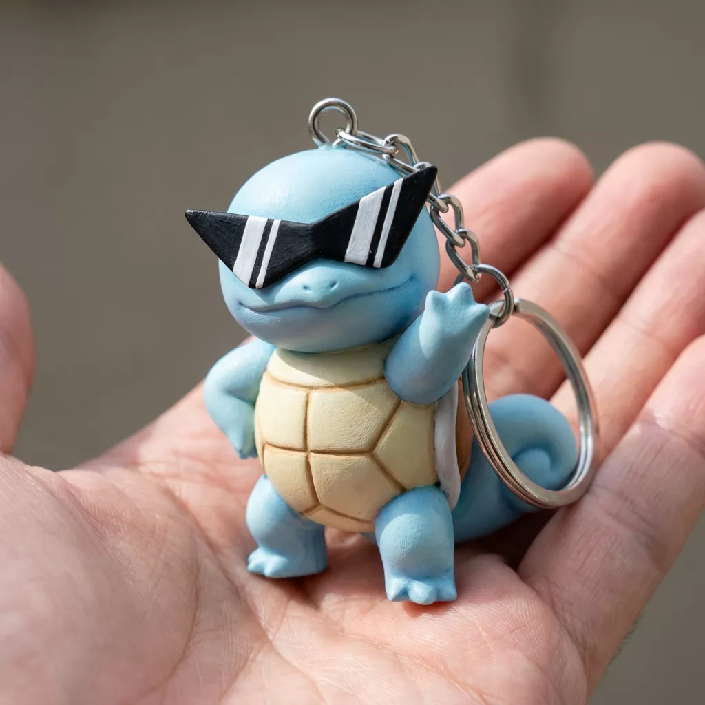 SQUIRTLE COOL SUNGLASSES POKEMON 3D print model
