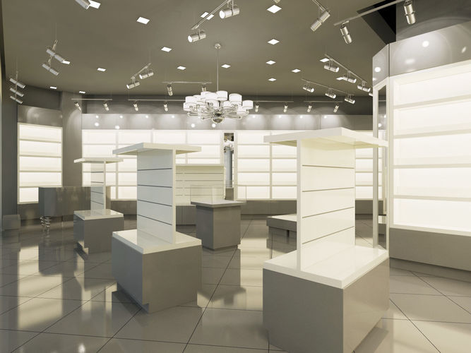 boutique interior 3D model