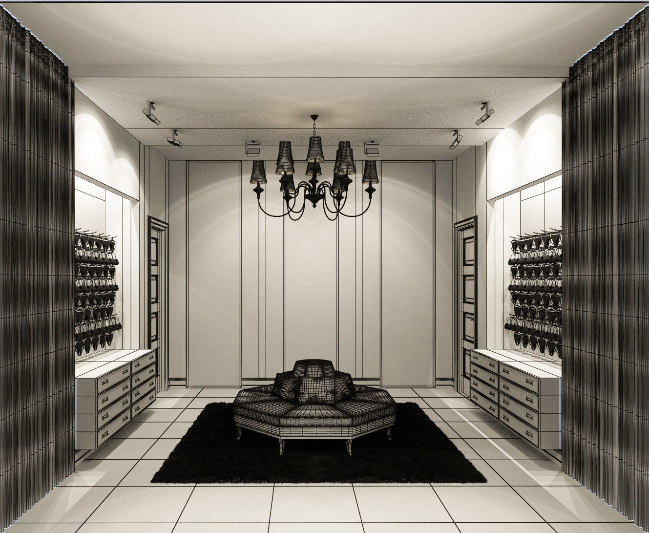 underwear boutique interior 3D model_11
